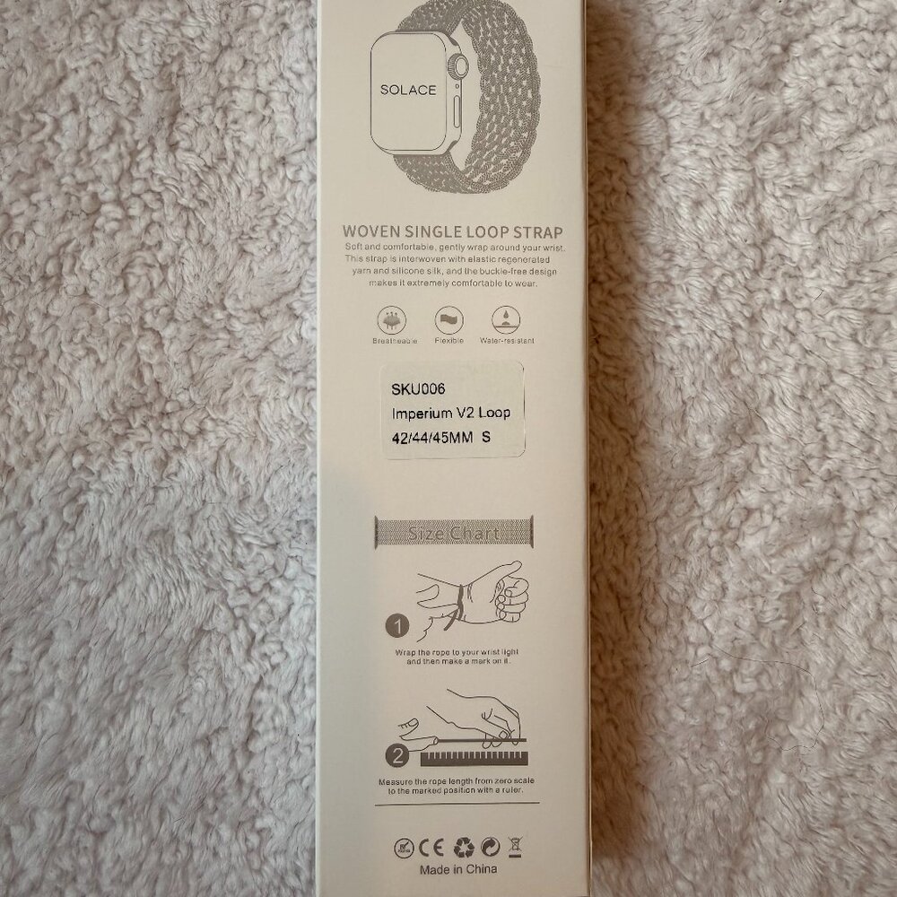 Solace Apple Watch Band | Red | Size S 42/44/45MM - Picture 3 of 6